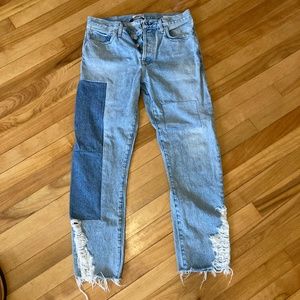 CITIZENS OF HUMANITY Emerson Distressed High Waist Ankle Slim Fit Jeans